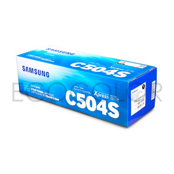 Toner Samsung C504S Cian Original CLP 415 / CLX-4195 / C1810-1860-140X-145X