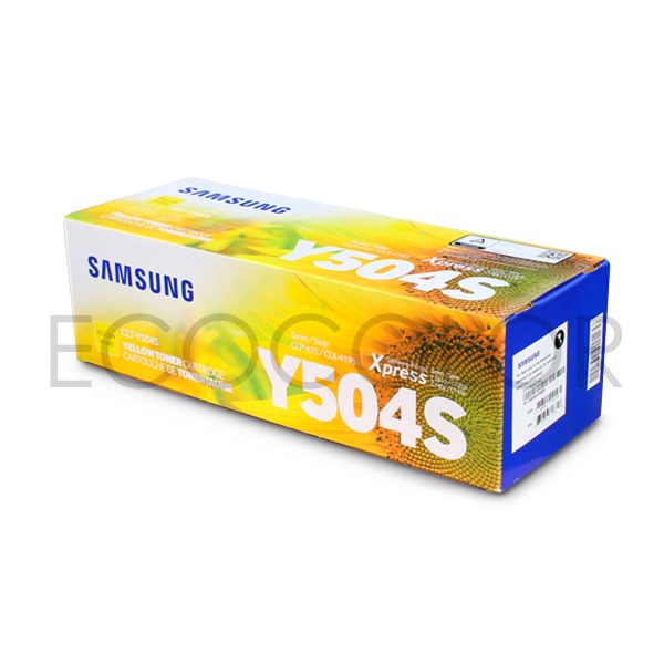 Toner Samsung Y504S Amarillo Original CLP 415 / CLX-4195 / C1810-1860-140X-145X