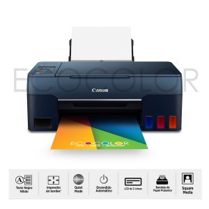 Impresora Canon Pixma G3160 Multifuncional / Color / Wifi / Navy Blue