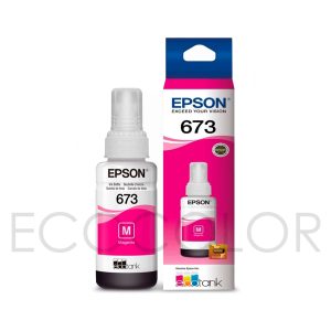 Tinta Epson T673 Magenta Original L800 / L810 / L850 / 1800