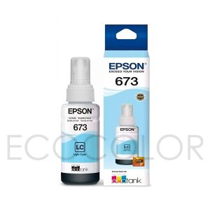 Tinta Epson T673 Cian Ligth Original L800 / L810 / L850 / 1800