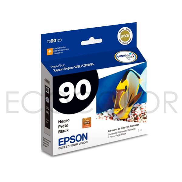 Tinta Epson 90 Negro Original C92 / CX5600 / T20 / T21 / TX100 (5ML)