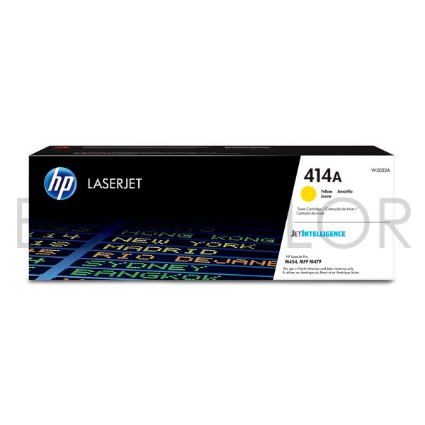 Toner Hp 414A / W2022A Amarillo Original M454 / M479