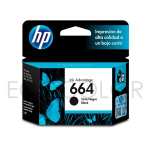 Tinta Hp 664 Negro Original 1115 / 2135 / 3635 / 3835