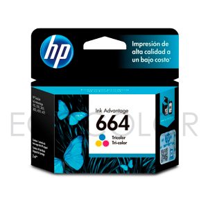 Tinta Hp 664 Color Original 1115 / 2135 / 3635 / 3835