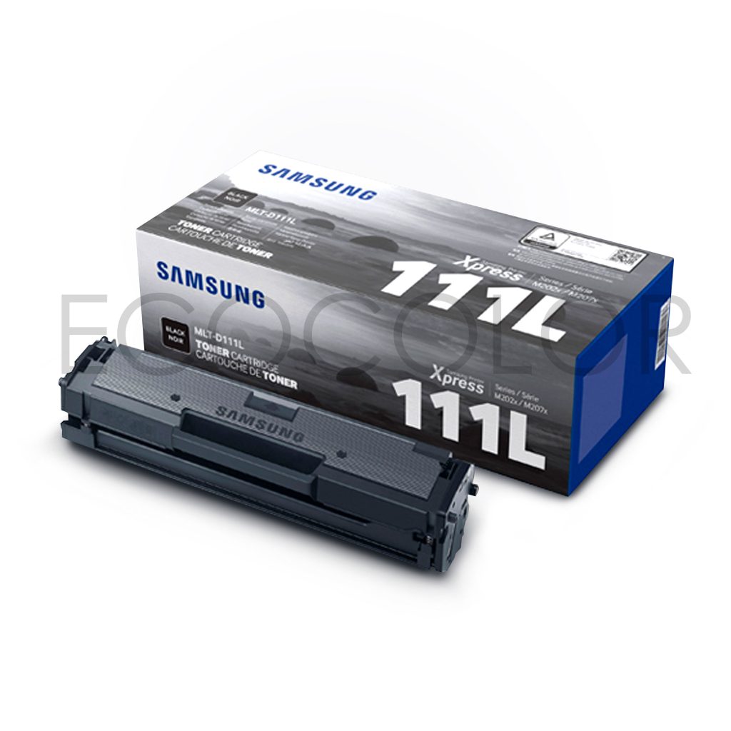 طابعة Smasung Compatible MLT-D111L Standard Yield Black Ink Toner Cartridge With Chip, M2020/2020W M2070/W/F M2071/2074FW/SL-M2077 M2022/W/Samsung SL-M2026/SL-M2078/F/FW