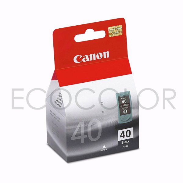 Tinta Canon PG-40 Negro Original IP1800 / MP140 / MP210 / MX300