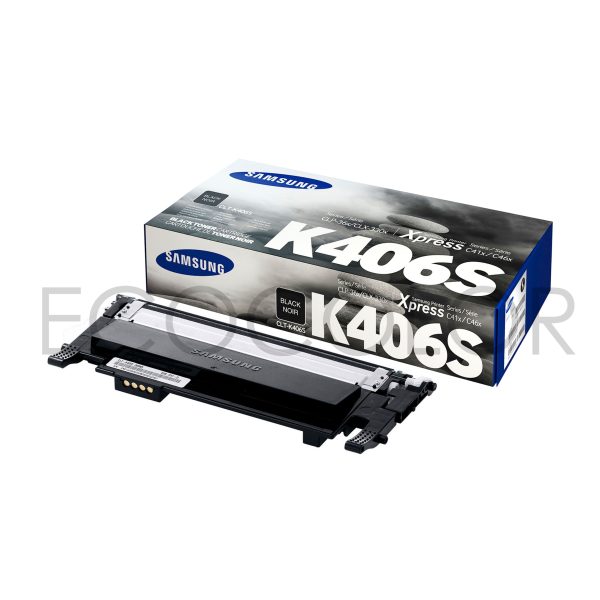 Toner Samsung CLT-K406S Negro Original CLP 360 / 365 / C410 / C460 / 3300 / 3305