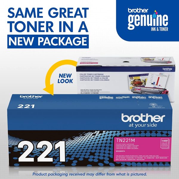 Toner Brother TN221M Magenta Original HL-3150 / HL-3170 / MFC-9330 - Imagen 2