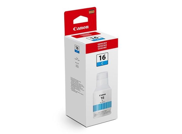 Tinta Canon Gi-16 Cian Original GX6010 / GX7010 (135ml) - Imagen 3