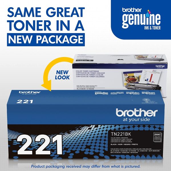 Pack X4 Toner Originales Brother TN221BKCMY HL-3150 / HL-3170 / MFC-9330 - Imagen 2