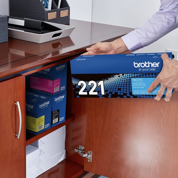 Pack X4 Toner Originales Brother TN221BKCMY HL-3150 / HL-3170 / MFC-9330 - Imagen 4