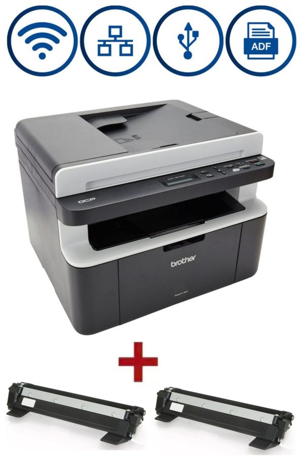 Multifunción Laser Brother DCP-1617NW + 2 Toner Tn1060 Extra