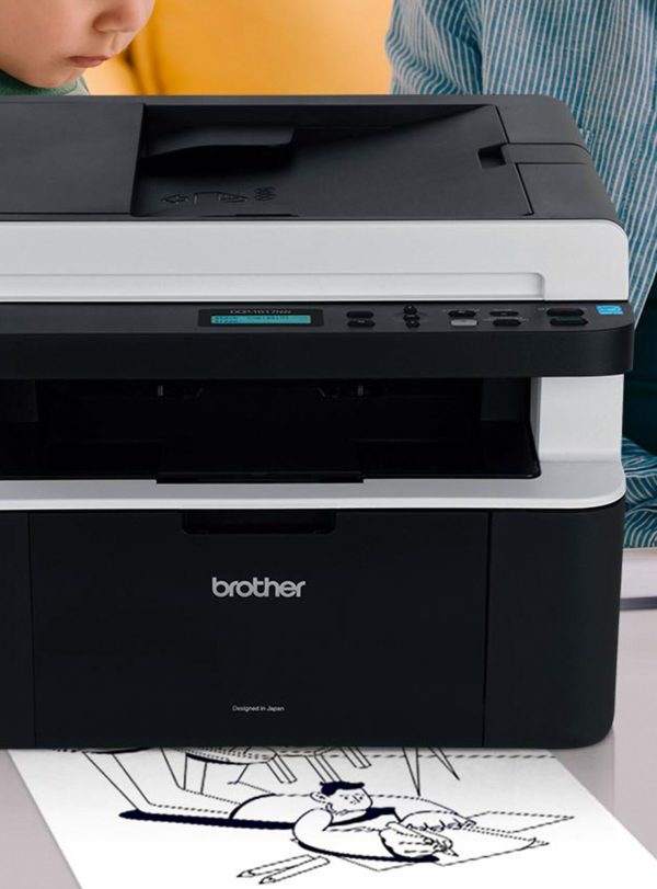 Impresora Multifuncional Láser Brother DCP-1617NW Monocromática WiFi / Ethernet / ADF / Toner TN1060 - Imagen 4
