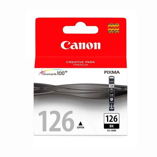 Tinta Canon Cli126 Negro Original Imp. Ip4810 / 6510 / 4810