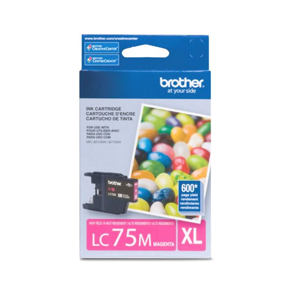 Tinta Brother Lc75 Magenta Originales J280/j425/j625/j591/j6710