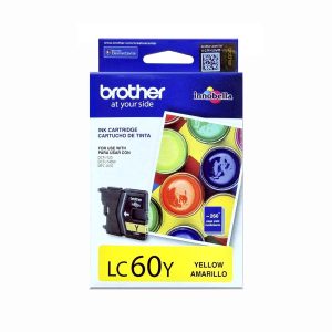 Tinta Brother Lc60 Original Amarillo DCP-J125/315W/515W/J140W / MFC-J410/J220/J265W/J415W