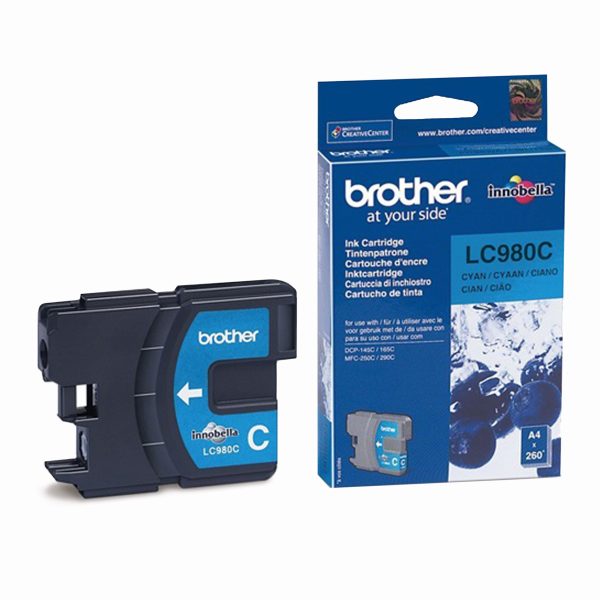 Tinta Brother Lc980C Cian Original DCP-145C / MFC 250C / MFC-375CW