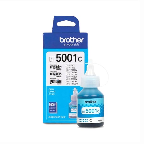 Tinta Brother Bt5001 Original Cian T300 T310 T500 T510 T700