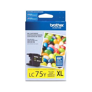 Tinta Brother Lc75 Amarillo Originales J280/j425/j625/j591/j6710