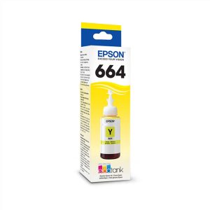 Tinta Epson T664 Amarillo L120 L380 L200 L1300