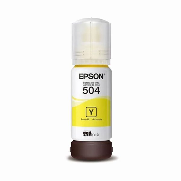 Tinta Epson T504 Original Amarillo L4150 / L4160 / L6191 / L6161
