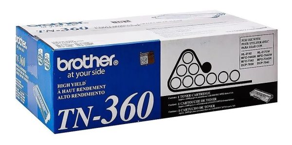 Toner Brother TN-360 Original HL 2140 / 2170 / 7440 / 7040 / 7840 - Imagen 2