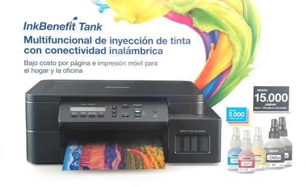 Multifuncional Brother Dcpt520w Inkbenefit Tank Negro Wifi / 220V/240V - Imagen 2