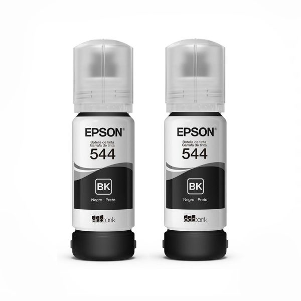 Pack X2 Tinta Epson T544 Negro L1110 L3110 L3150 L5190 - Imagen 2