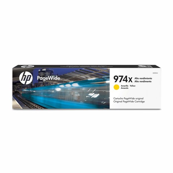 Tinta Hp 974X Amarillo Original Pro 452 477 552 577 Alto Rendimiento