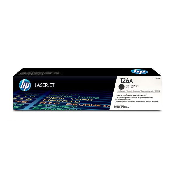 Toner Hp 126A / CE310 Negro Original CP1025 1025NW / MFP M175NM / M275