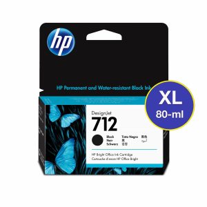 Tinta Hp 712XL Negro Original T210 / T230 / T250 / T630 / T650