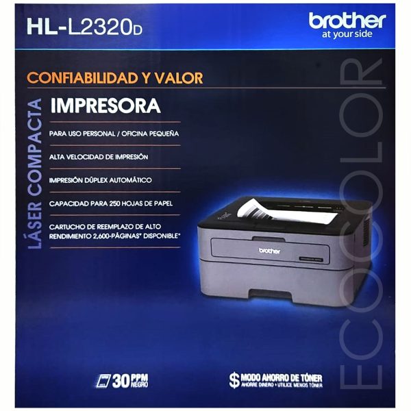 Impresora Brother Láser HL-L2320D Duplex / Monocromática - Imagen 4