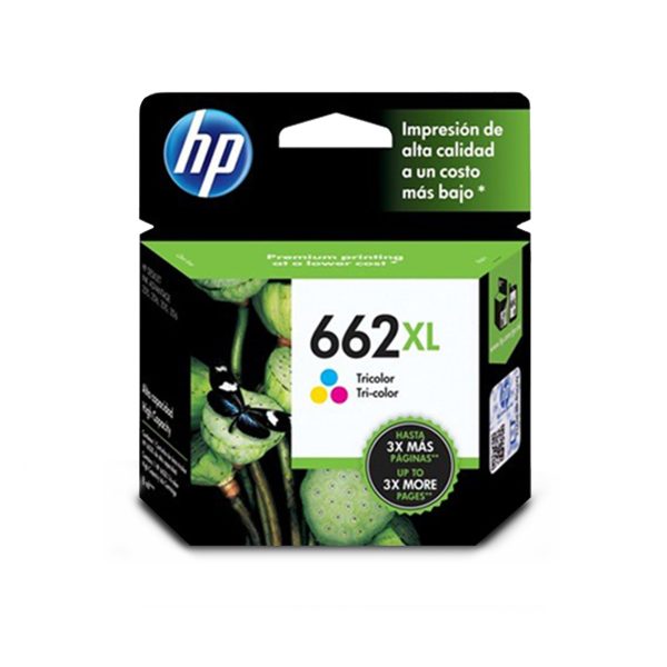 Tinta Hp 662XL Color Original 1015/1515/2515/2545/2645/3515