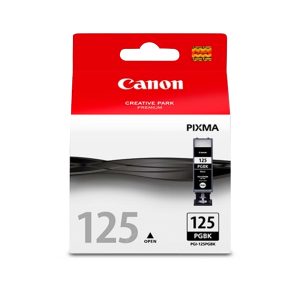 Tinta Canon Original PGI-125 PGBK Negra  IP4810 / IX6510 / MG6110 / MG5210
