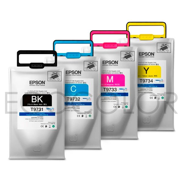 Pack X4 Tintas Epson T973 BK,C,M,Y PX-S7070X / PX-M7070FX / WF-C869R