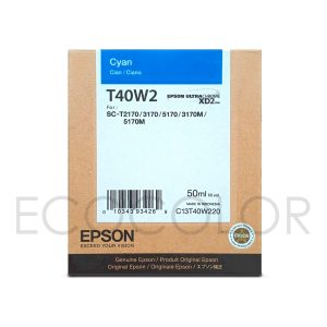 Tinta Epson T40W2 Cyan (XL) Original T2170 / T3170 / T5170 (50ml)