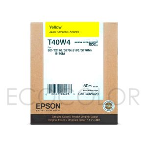 Tinta Epson T40W4 Amarillo (XL) Original T2170 / T3170 / T5170 (50ml)