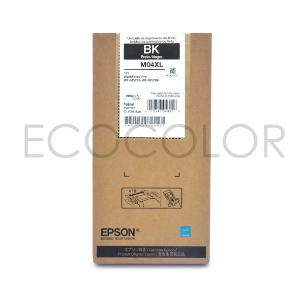 Tinta Epson T961/ M04XL Pro Wf-m5299 M5799 / 166ml / 10mil Pag - Imagen 2