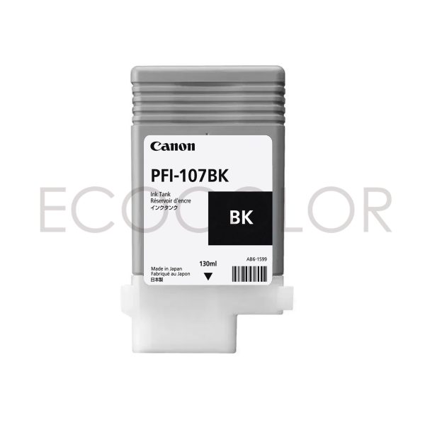 Tinta Canon PFi-107BK Negro Original iPF670 / iPF770