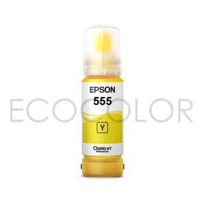 Tinta Epson T555 Amarillo Base Agua Dye Original L8160 / L8180
