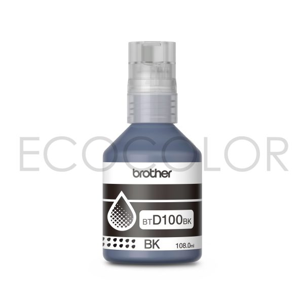 Tinta Brother BTD100 BK Negra Original T230 / T530 / T730 - Imagen 2