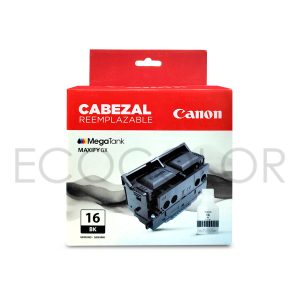 Kit Cabezal Canon Maxify Gx QY6-0091+ Tinta Gi-16 Bk Gx6010 / Gx7010