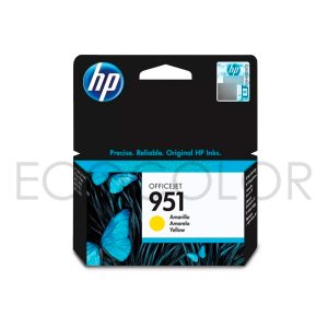 Tinta Hp 951 Amarillo Original Officejet 8600 Serie / 215DW