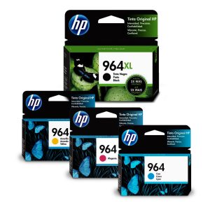 Pack X4 Tinta Hp 964 Bk XL C,M,Y Originales 9010 / 9020