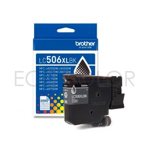 Tinta Brother LC506 XL Negra Original MFC J4355DW / J5110DW / J6560DW