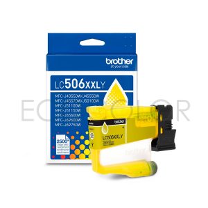 Tinta Brother LC506 XXL Amarillo Original MFC J4355DW / J5110DW / J6560DW