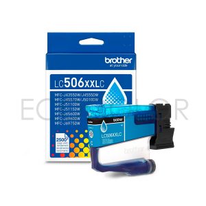 Tinta Brother LC506 XXL Cian Original MFC J4355DW / J5110DW / J6560DW